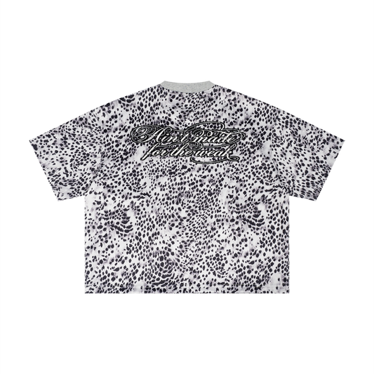 Unisex Leopard Print Boxy T-Shirt