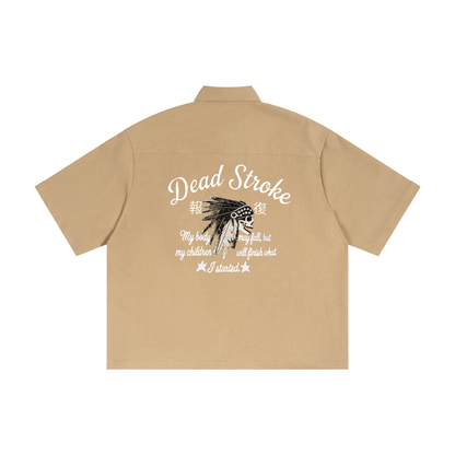 Unisex Boxy Heavyweight Short Sleeve Shirt