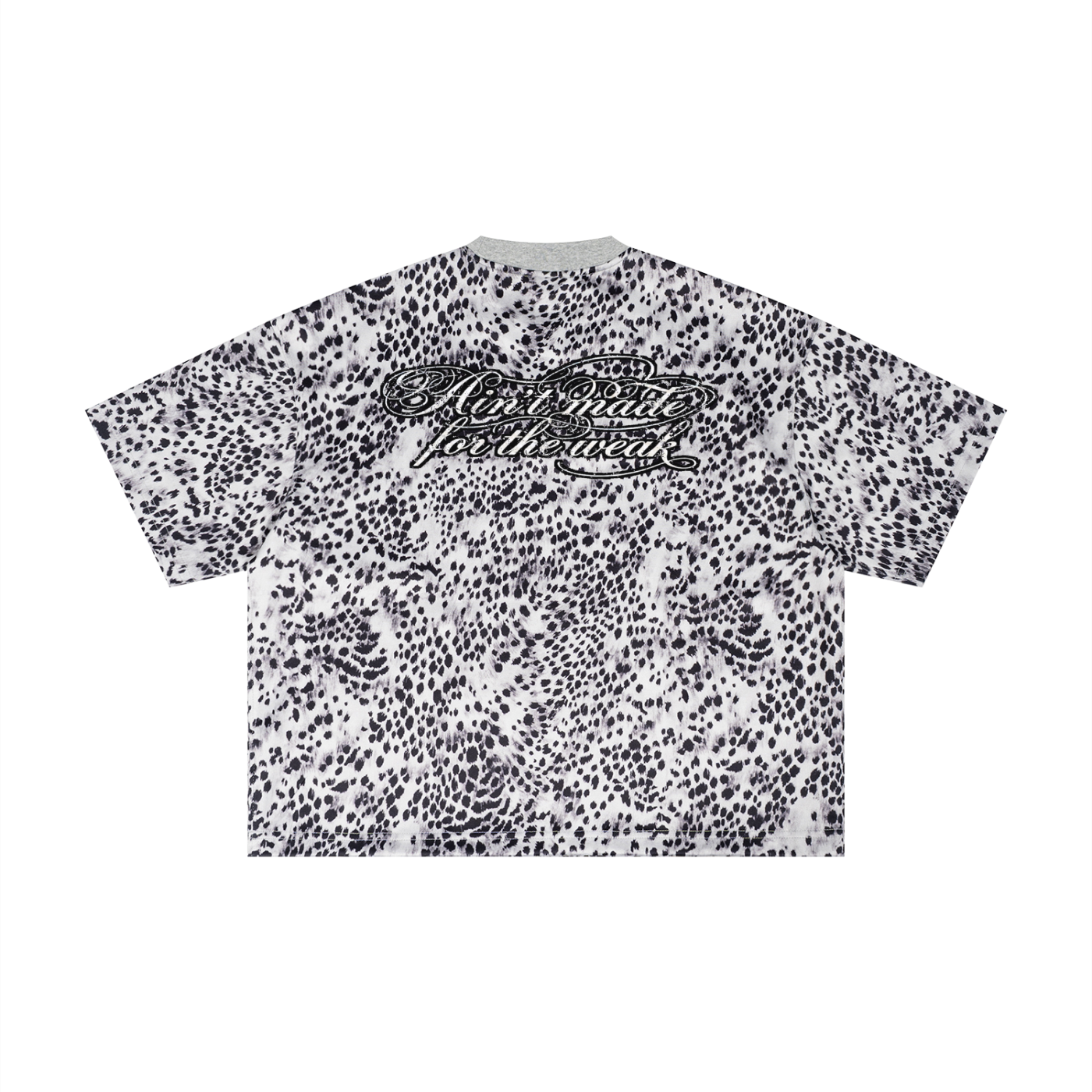 Unisex Leopard Print Boxy T-Shirt