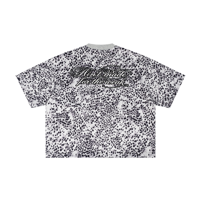 Unisex Leopard Print Boxy T-Shirt