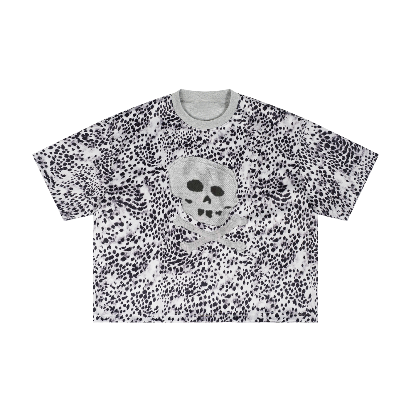 Unisex Leopard Print Boxy T-Shirt