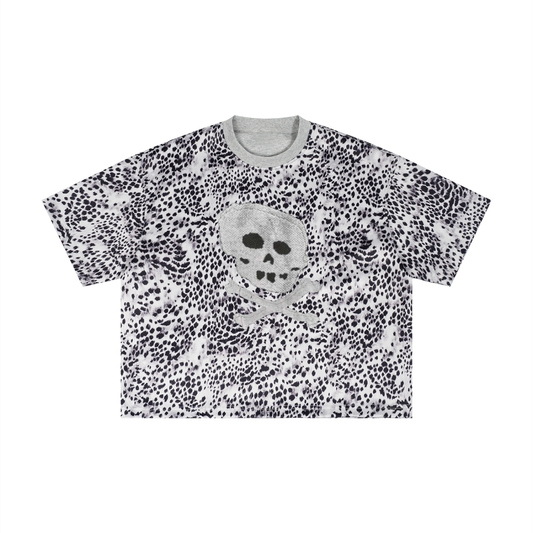 Unisex Leopard Print Boxy T-Shirt