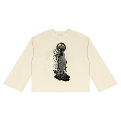 Unisex Waffle Raw Edge T-Shirt