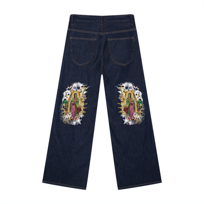 Men's Loose Fit Wide Leg Jeans
