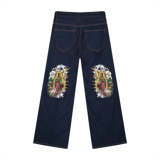 Men's Loose Fit Wide Leg Jeans
