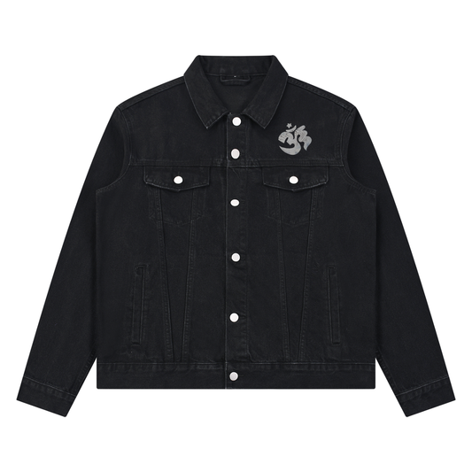 Unisex Vintage Wash Denim Jacket